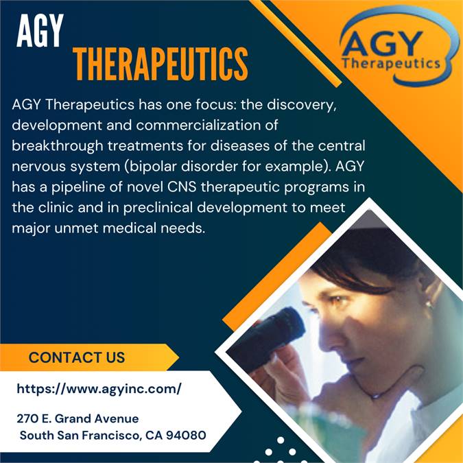 AGY Therapeutics Central Nervous System Disorders