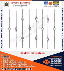 Wrought Iron Hardware, Gate Grill Parts, Railing & Fencing Components Manufacturers 